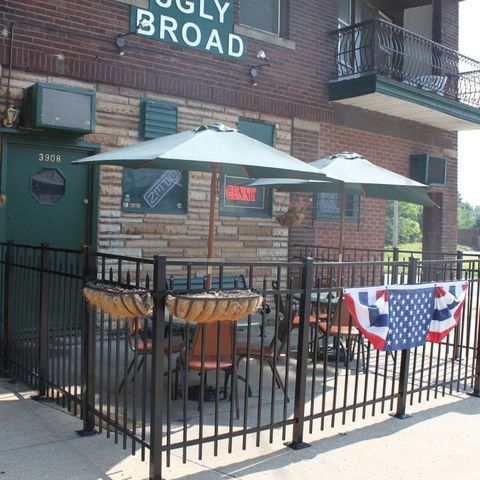 Outside patio at The Ugly Broad.